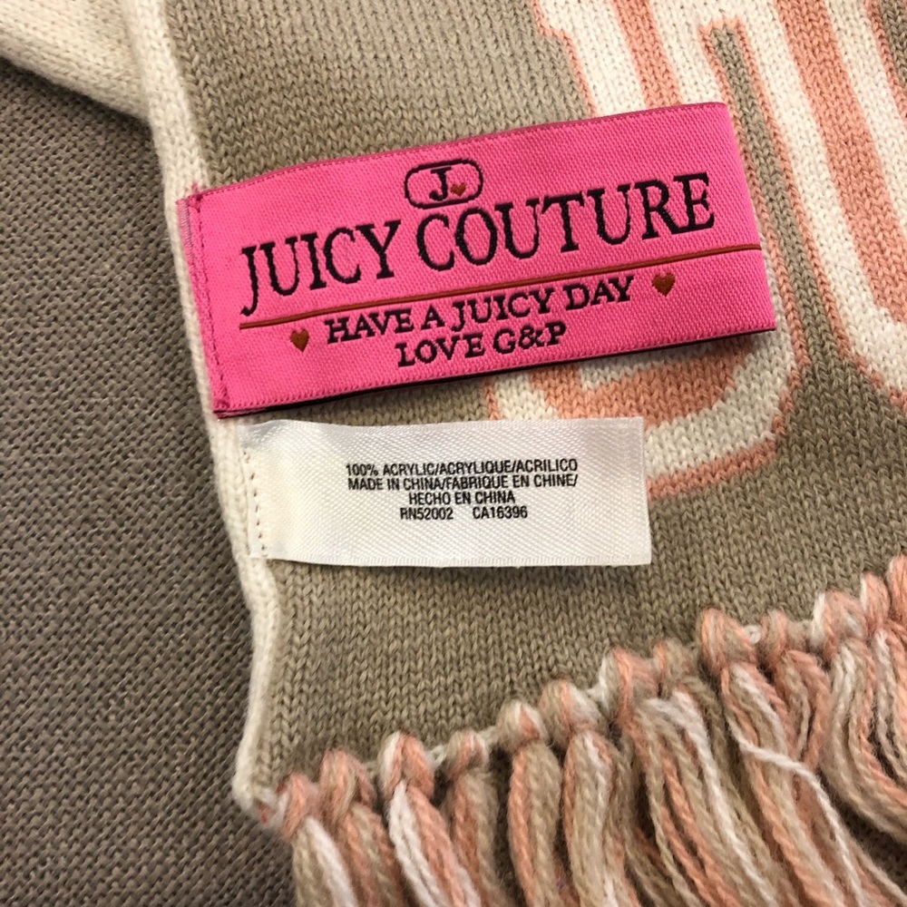 Juicy Couture “School of Couture” Scarf - Picture 6 of 6
